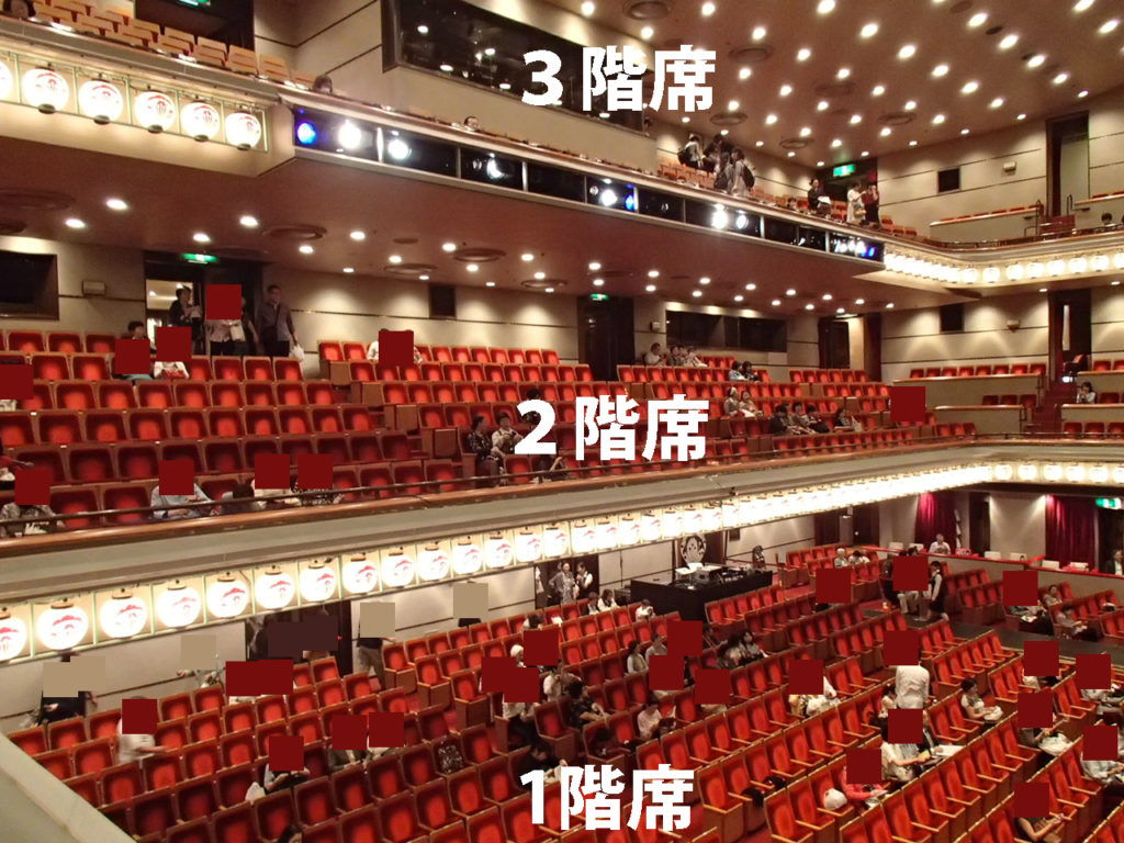 新橋演舞場の座席 １階席からの舞台の見え方を写真で紹介 ビギナーが行く歌舞伎 文楽