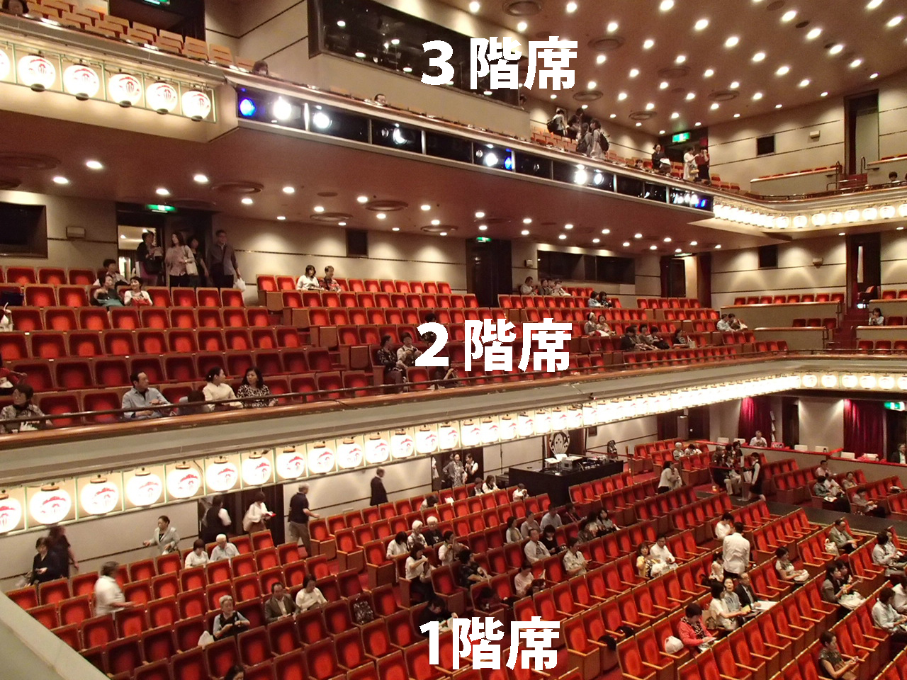 新橋演舞場の座席 １階席からの舞台の見え方を写真で紹介 ビギナーが行く歌舞伎 文楽